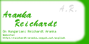aranka reichardt business card